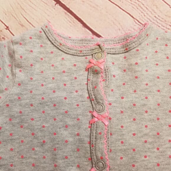 Carter's ballet footed pajamas 6 months - Picture 2 of 3